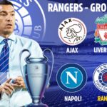El Rangers viaja a Liverpool en el difícil sorteo de la Liga de Campeones del Grupo A y luchará contra Napoli y Ajax para pasar