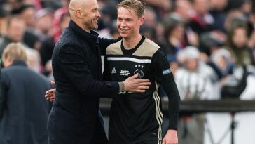 Erik ten Hag jugó un papel decisivo en el surgimiento de Frenkie de Jong durante su tiempo en el Ajax.