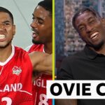 Juegos de la Commonwealth 2022: 'Eres demasiado alto para la cámara' - Mira a Ovie Soko reaccionar ante el oro del baloncesto