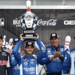 Kyle Larson carril de la victoria - Watkins Glen International - NASCAR Cup Series