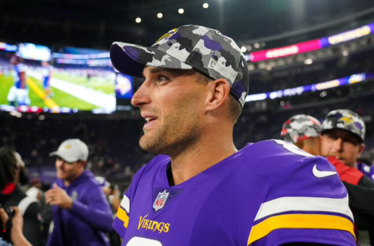 Primos de Kirk, Vikingos de Minnesota.  (Foto de David Berding/Getty Images)