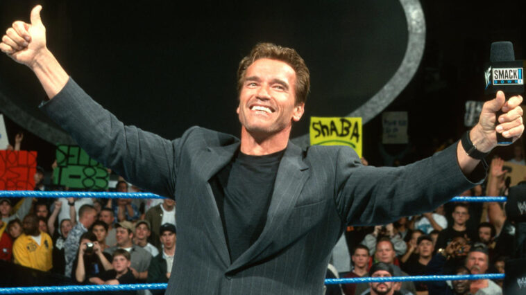 Arnold Schwarzenegger estuvo en el centro de una tormenta as*** cuando apareció en WWE