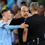 Pep Guardiola y Phil Foden discutieron con el árbitro en el tiempo reglamentario de la victoria del Manchester City