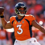 Russel Wilson, Broncos de Denver.  (Foto de Matthew Stockman/Getty Images)