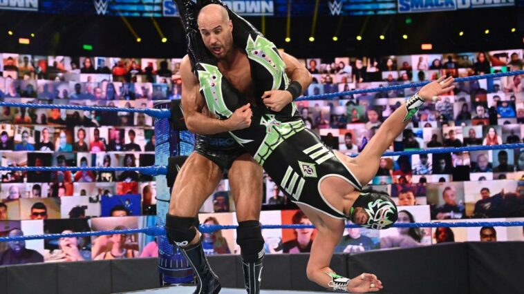 El combate de Cesaro y Gran Metalik en SmackDown fue odiado por el jefe de WWE