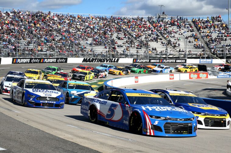 Alineación inicial de Martinsville: octubre de 2022 (NASCAR Cup Series)