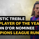 Gráfico de Alexia Putellas: triplete nacional, jugadora del año de la UEFA, nominada al Balón de Oro, subcampeona de la Liga de Campeones