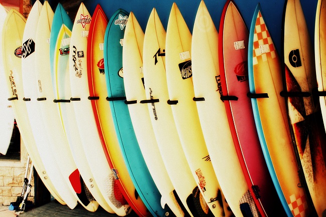 material de surf, tablas