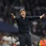 Antonio Conte se sintió aliviado al ver que Tottenham sobrevivió a un lapso tardío de concentración