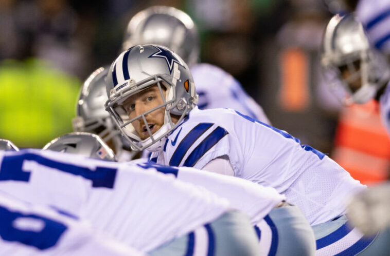 El mariscal de campo de los Dallas Cowboys, Cooper Rush.  (Bill Streicher-USA TODAY Sports)