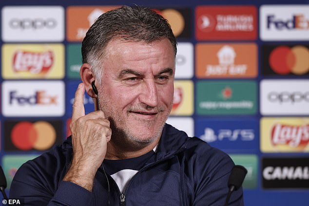 El jefe del Paris Saint-Germain, Christophe Galtier, restó importancia a las críticas de Mbappé