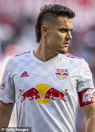 Aaron Long, defensa central de los Red Bulls de Nueva York