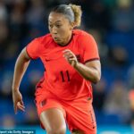 Lauren James debutó como titular con Inglaterra en el empate sin goles ante República Checa