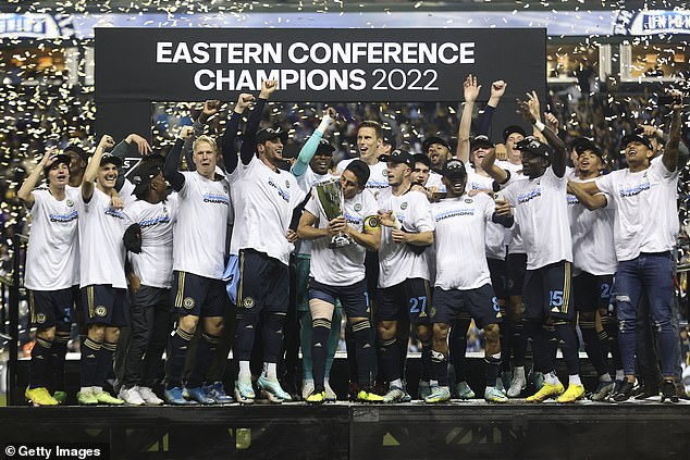 Philadelphia Union se coronó campeón de la Conferencia Este de la MLS después de la victoria por 3-1 el domingo