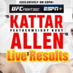 Resultados de UFC Vegas 63: Kattar vs.Allen