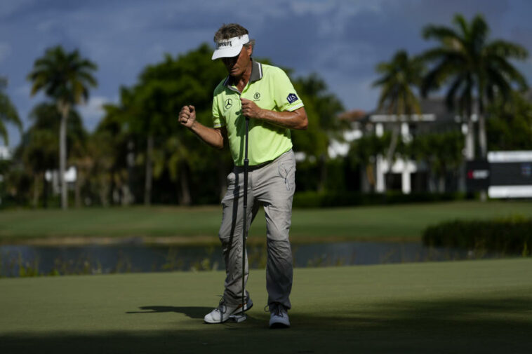 Bernhard Langer supera su edad una vez más, toma la delantera en el Campeonato TimberTech