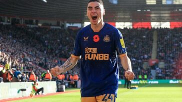 Miguel Almiron se ha perfilado como uno de los héroes del choque en la temporada estelar del Newcastle