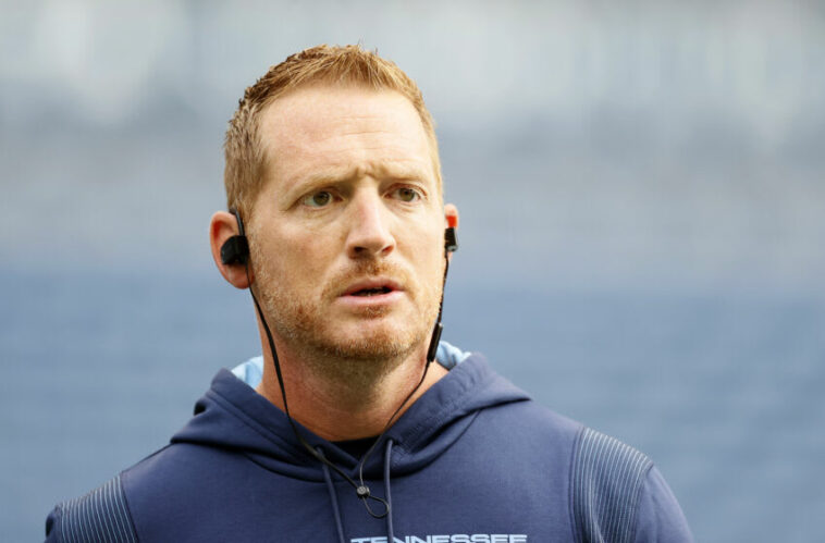 Todd Downing, Titanes de Tennessee.  (Foto de Steph Chambers/Getty Images)