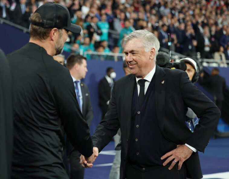Klopp se reunirá con el jefe del Real Madrid, Carlo Ancelotti