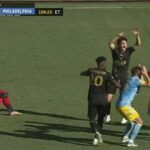 El portero de LAFC Maxime Crepeau se rompió la pierna en la final de la Copa MLS el sábado