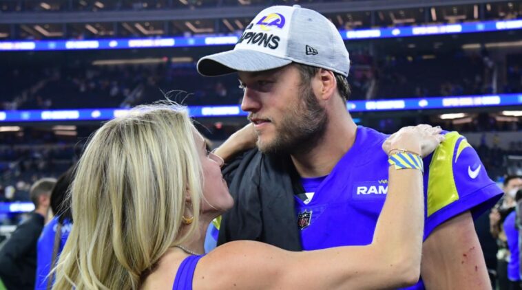 La esposa de Matthew Stafford comparte preocupaciones sobre el protocolo de conmoción cerebral