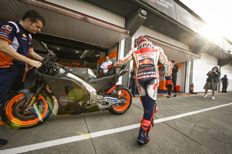 Prueba Marc Márquez Honda Valencia MotoGP