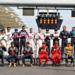 Sebastian Vettel (GER) Aston Martin F1 Team en la fotografía de los conductores de fin de año.  20.11.2022.  Campeonato Mundial de Fórmula 1, Rd 22, Gran Premio de Abu Dhabi, Circuito Yas Marina, Abu Dhabi, Carrera