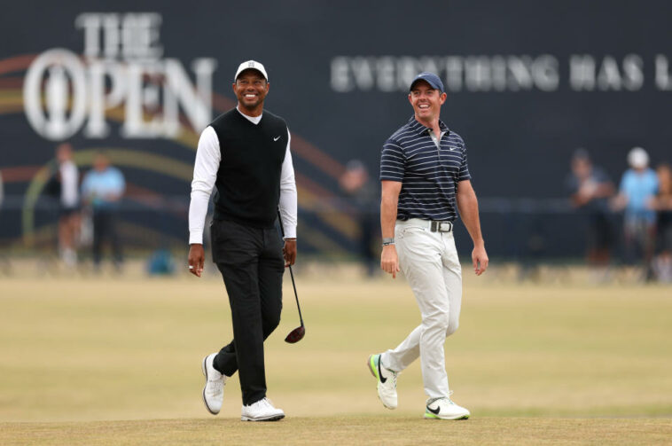 Tiger Woods y Rory McIlroy