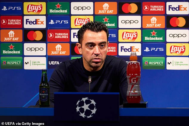 Xavi lamenta el empate de la Champions League del Barcelona después de que los gigantes catalanes quedaran fuera de su grupo