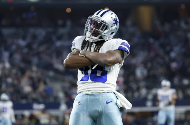 El receptor abierto de los Dallas Cowboys, TY Hilton.  (Kevin Jairaj-USA TODAY Sports)