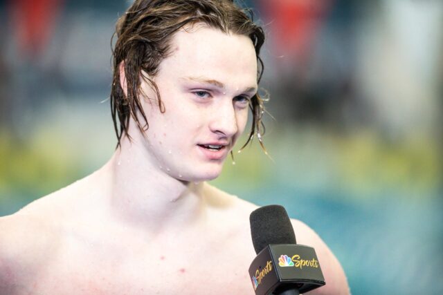 Daniel Diehl rompió el 17-18 100 Back NAG de Murphy, pero quería nadar 52