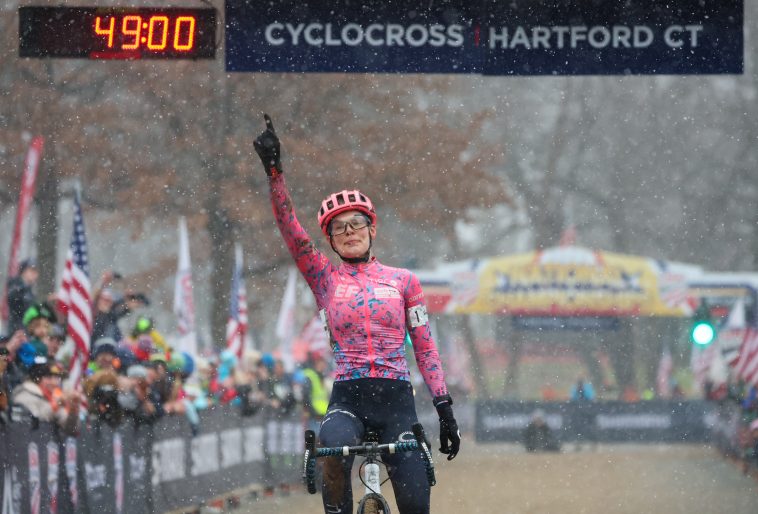 Honsinger gana el tercer título femenino de élite en las nacionales de ciclocross de EE. UU.