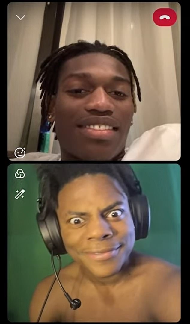 La estrella de Youtube IShowSpeed ​​se enteró por el delantero portugués Rafael Leao en FaceTime que su ídolo Cristiano Ronaldo sí sabe quién es.