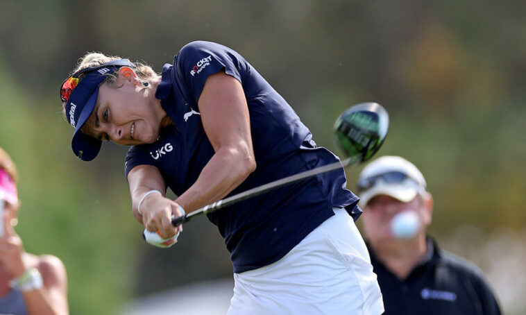 Lexi Thompson bombeada para golpear bombas en QBE Shootout con su nuevo socio Maverick McNealy