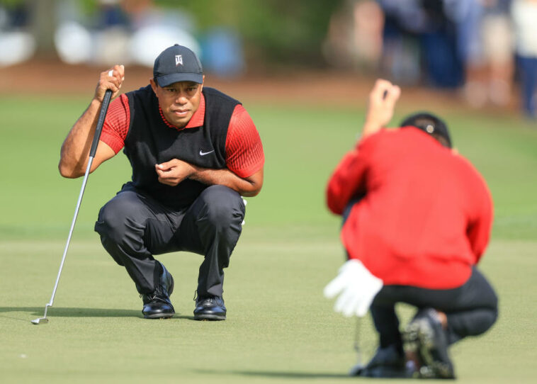Mientras Tiger Woods terminaba de jugar con su hijo Charlie en el Campeonato de la PNC, las expectativas para la leyenda siguen aumentando.