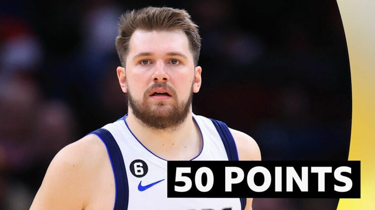 NBA: Luka Doncic anota 50 puntos y Dallas Mavericks vence a Houston Rockets