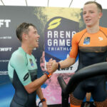 Hayden Wilde, Dan Dixon en la Final de Triatlón de los Juegos Arena de Singapur