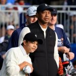 Tiger Woods y Charlie Woods