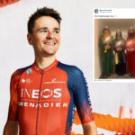 Tweets de la semana: los tres reyes magos de Ineos Grenadiers, el déjà vu de la camiseta del equipo y las celebraciones de la Copa del Mundo en bicicleta