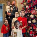 Tyson Fury apuntó con descaro a sus rivales de boxeo con esta tarjeta de Navidad en Instagram