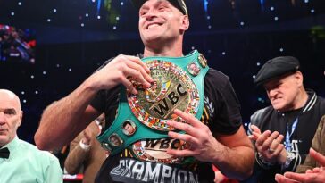 Según los informes, Tyson Fury acordó pelear contra Oleksandr Usyk a continuación en una pelea de unificación de peso pesado