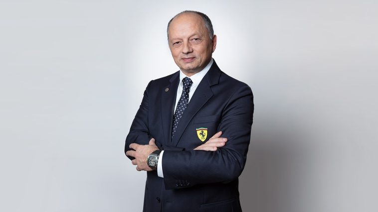 Frédéric Vasseur, director del equipo Ferrari.  Diciembre 2022.
