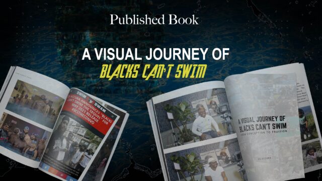 A Visual Journey of Blacks Can't Swim: Libro de lanzamiento de Ed Accura como parte de la serie BCS