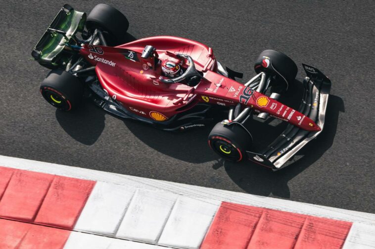 Charles Leclerc (MON) Ferrari F1-75.  18.11.2022.  Campeonato del Mundo de Fórmula 1, Rd 22, Gran Premio de Abu Dhabi, Circuito Yas Marina, Abu Dhabi, Práctica