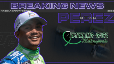 Brad Pérez 2023 Emerling-Gase Motorsports NASCAR Xfinity Series noticias