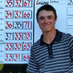 Brent Grant, en el campo en el Sony Open 2023 en Hawái, una vez se clasificó para el US Amateur Four-Ball disparando un solo 63