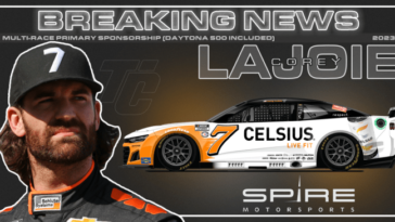 Corey LaJoie 2023 patrocinadores Spire Motorsports 2023 patrocinadores NASCAR Cup Series Daytona 500 Celsius patrocinio