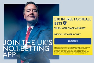 Bonificación: obtenga £ 30 en APUESTAS GRATIS cuando apueste £ 10 con Sky Bet -18+ Se aplican los términos y condiciones