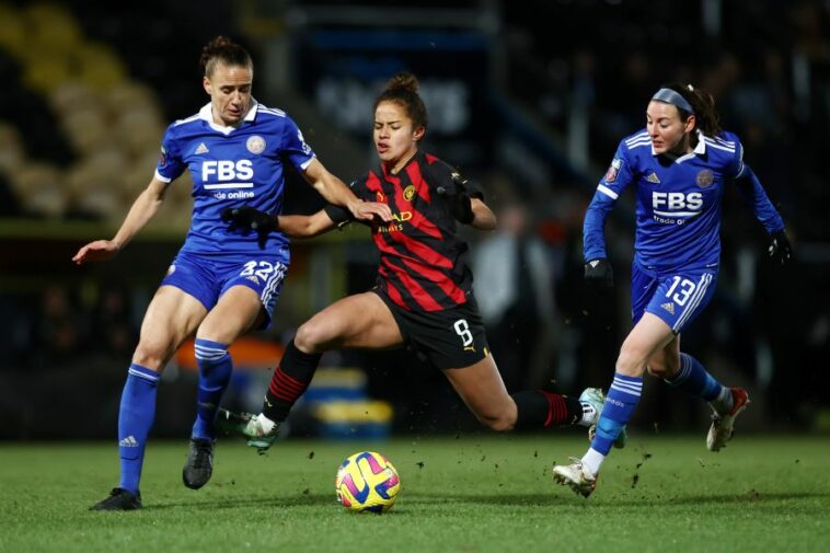 Leicester City v Manchester City - Copa de la Liga Continental de Neumáticos Femenina de la FA