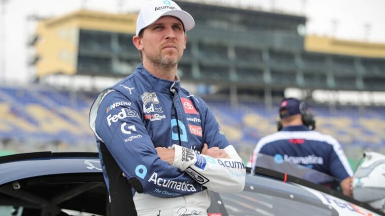 El piloto de NASCAR Denny Hamlin